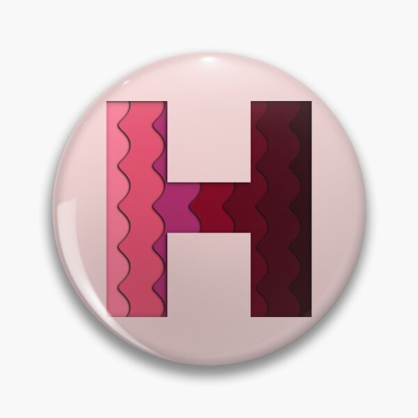 Item preview, 3D Papercut Alphabet -  H - Girly Pink designed and sold by AuroCreatives.