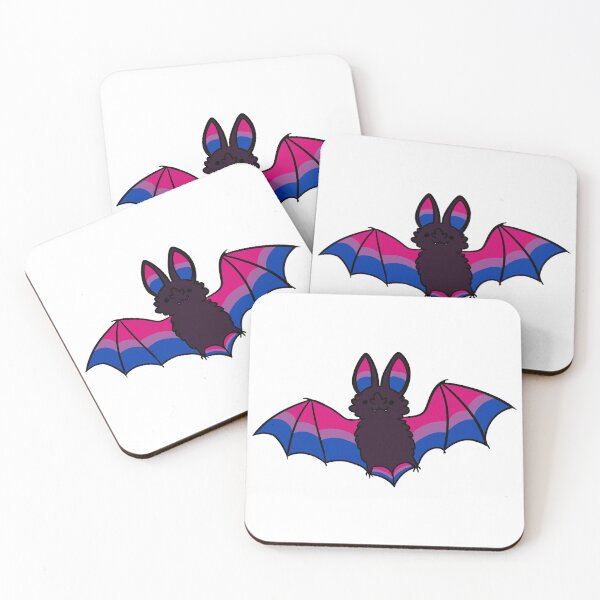 Item preview, bisexual pride bat designed and sold by snowysaur.
