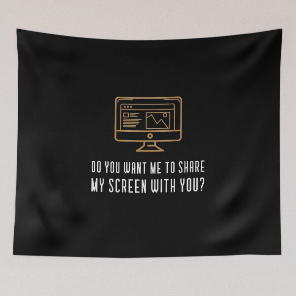 Item preview, Do you want me to share my screen with you designed and sold by RareLoot19.