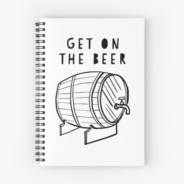 Item preview, Get on the beers. designed and sold by ThePrintCrafty.