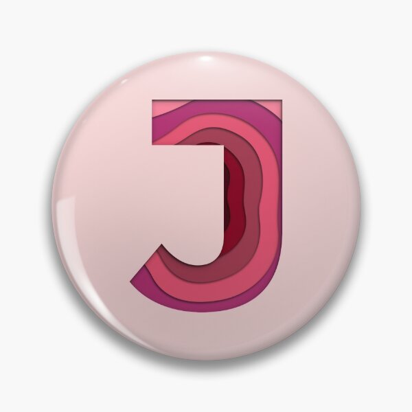 Item preview, 3D Papercut Alphabet -  J - Girly Pink designed and sold by AuroCreatives.