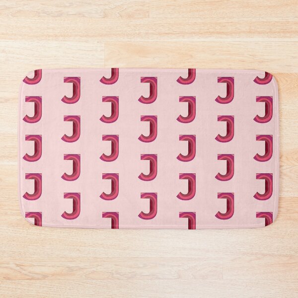 Item preview, 3D Papercut Alphabet -  J - Girly Pink designed and sold by AuroCreatives.