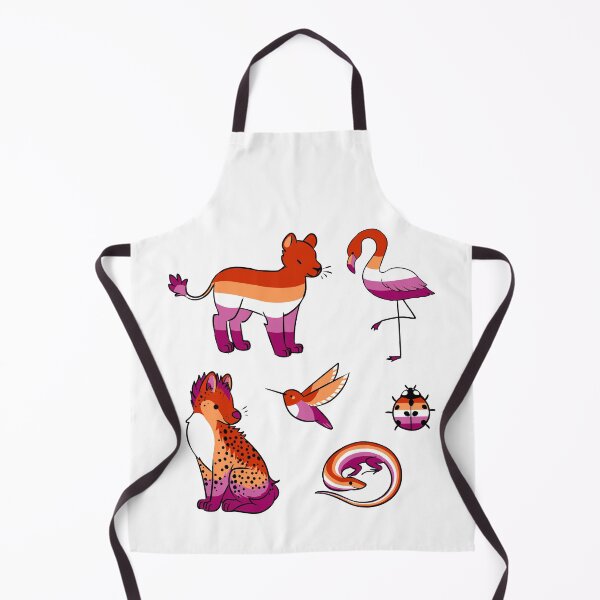 Item preview, lesbian pride animals designed and sold by snowysaur.