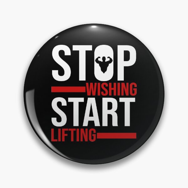 Item preview, Stop Wishing Start Lifting designed and sold by TheBeastNation.