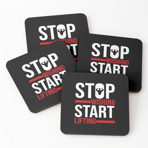 Item preview, Stop Wishing Start Lifting designed and sold by TheBeastNation.