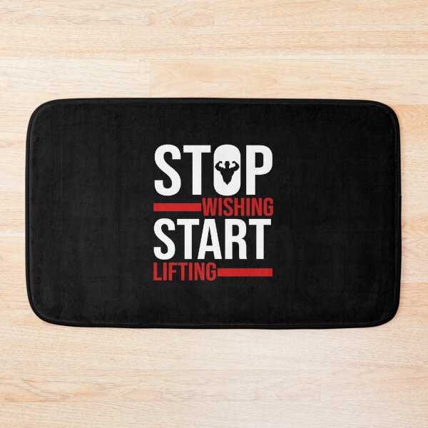 Item preview, Stop Wishing Start Lifting designed and sold by TheBeastNation.