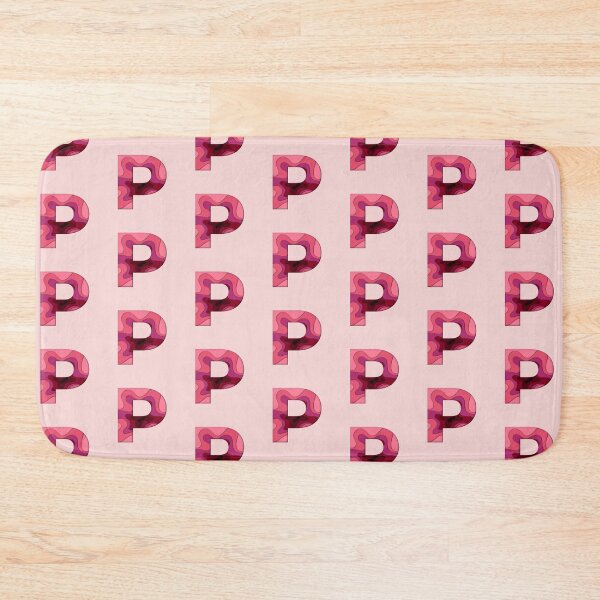 Item preview, 3D Papercut Alphabet -  P - Girly Pink designed and sold by AuroCreatives.