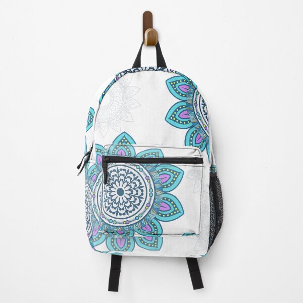Item preview, Mandala | Teal and White | Zen Art | Just Add Soul designed and sold by JillyJ05.