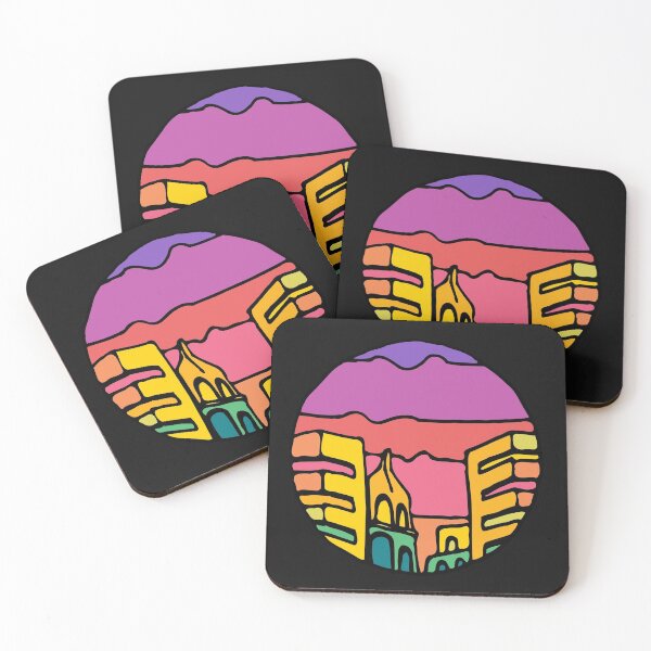 Item preview, City Skyline Rainbow Sunset designed and sold by Chubuter.