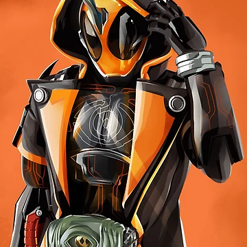Artwork thumbnail, Masked Rider Ghost by ijunk
