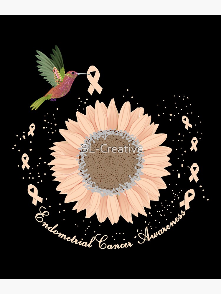 “Uterine Cancer Fighter Uterus Cancer” Sticker for Sale by SL-Creative