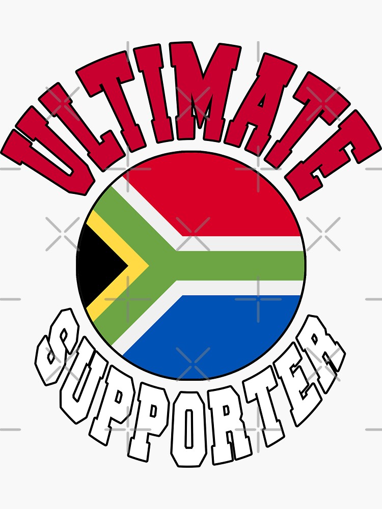 Ultimate South Africa Supporter Sticker For Sale By Diehards Redbubble 8762