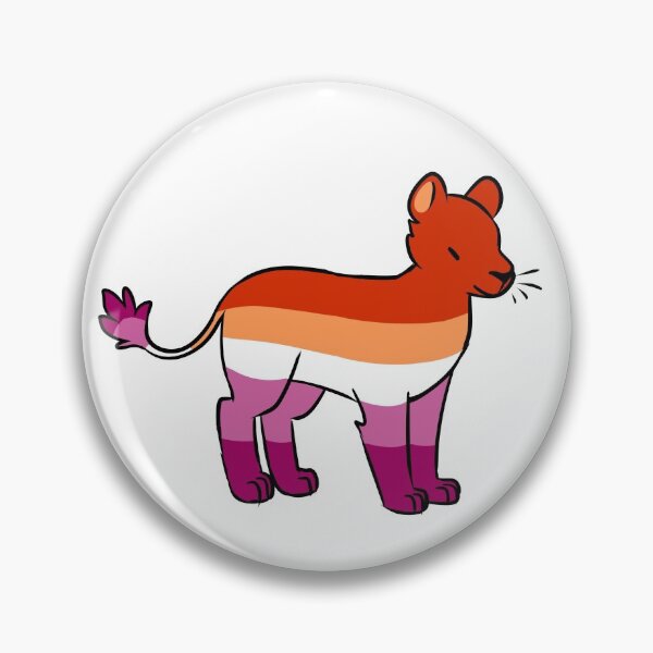 Item preview, lesbian pride lioness designed and sold by snowysaur.