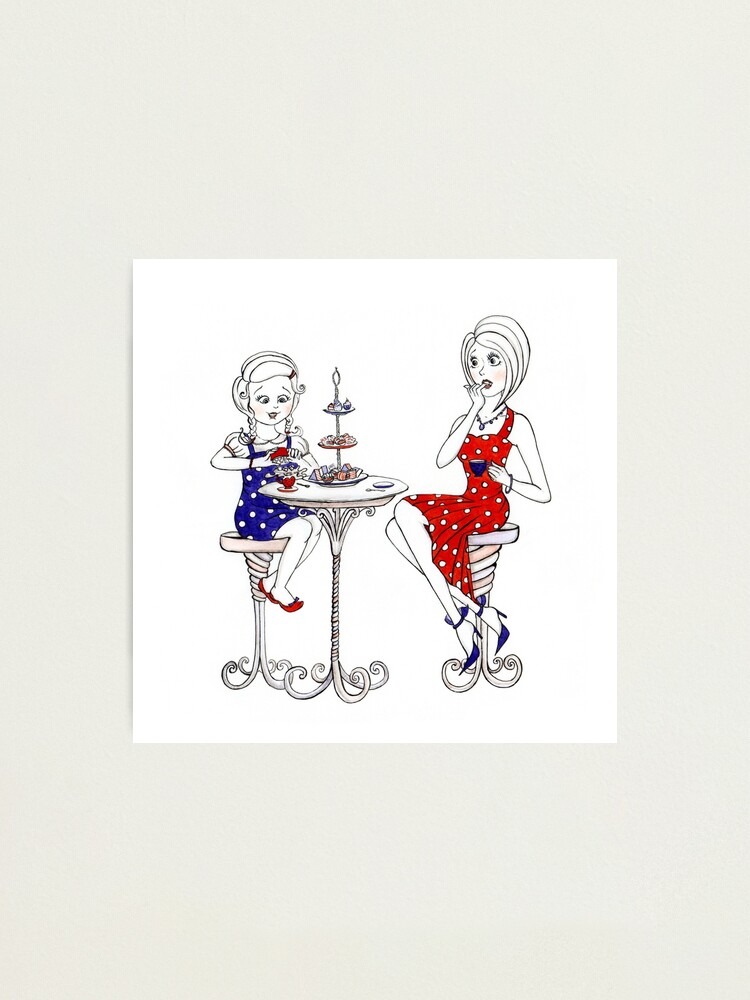 Alternate view of Tea With One's Former Self Photographic Print