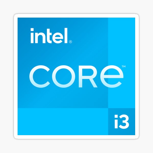 Officiel Autocollant Sticker Intel core I3 9ème génération 9th gen 