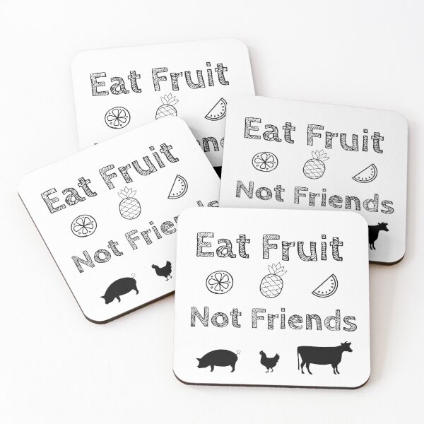 Item preview, Eat fruit not friends designed and sold by KOOL Studio.