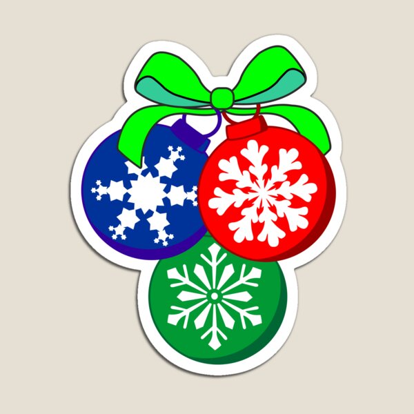Kerst decoratie groen Magnet