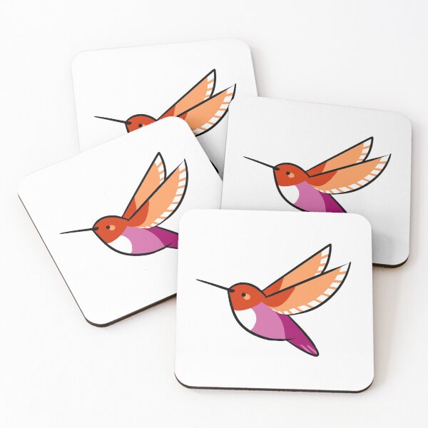 Artikelvorschau, lesbian pride hummingbird entworfen und verkauft von snowysaur.