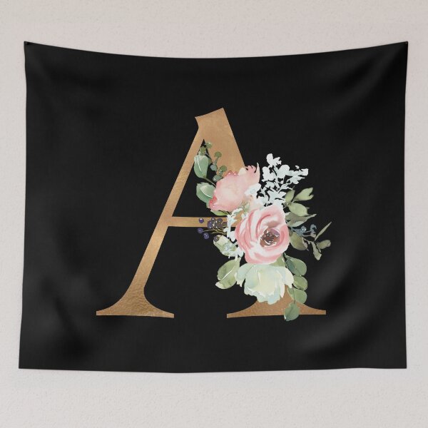 Item preview, Letter A Monogram designed and sold by WisdomInspired.