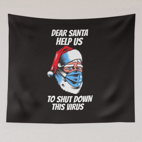 Item preview, DEAR SANTA HELP US TO SHUT DOWN THE VIRUS designed and sold by GILLES VAZIRI.