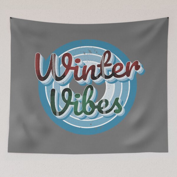 Item preview, Winter Vibes Retro Vintage Style designed and sold by smoothieloverrr.