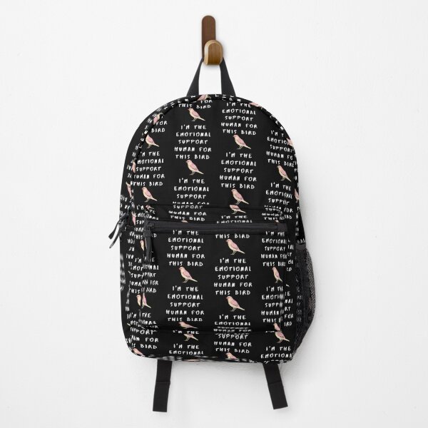 Item preview, I'm the emotional support human for this bird designed and sold by DesignsofNote.