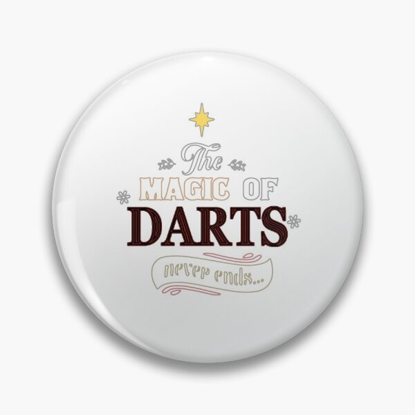 Item preview, magic of darts never ends black designed and sold by frankuffmann.