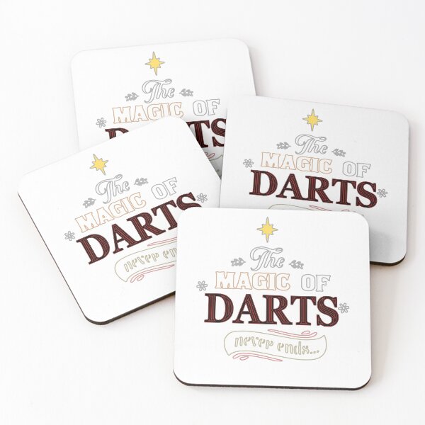 Item preview, magic of darts never ends black designed and sold by frankuffmann.