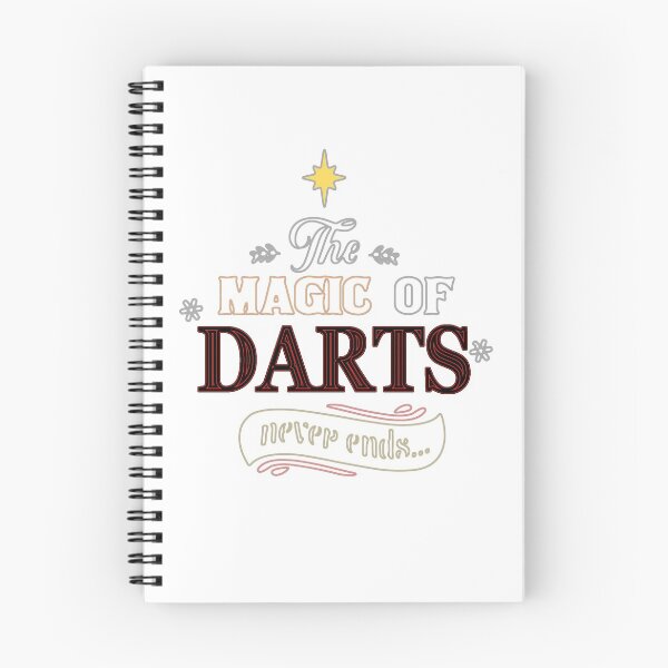 Item preview, magic of darts never ends black designed and sold by frankuffmann.