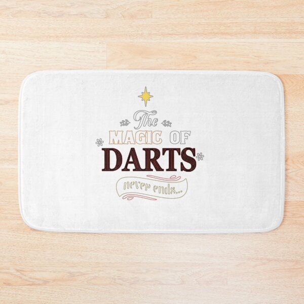 Item preview, magic of darts never ends black designed and sold by frankuffmann.