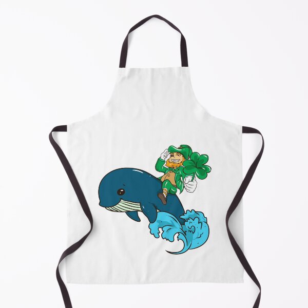 Item preview, Cute Leprechaun Riding a Whale St. Patrick's Day designed and sold by perfectpresents.