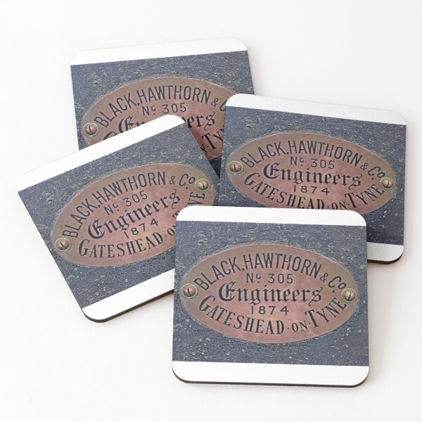 Item preview, Vintage loco maker's plate, Black, Hawthorn & Co designed and sold by Random Railways.