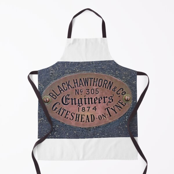 Item preview, Vintage loco maker's plate, Black, Hawthorn & Co designed and sold by Random Railways.