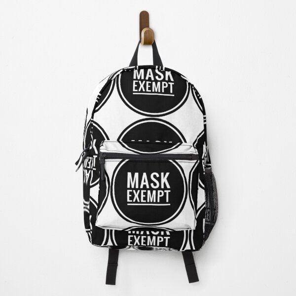 Item preview, Black and White Mask Exempt Stickers Pinbadges Disability Visibility Product designed and sold by Jenny Meehan Art Prints and Patterns  .