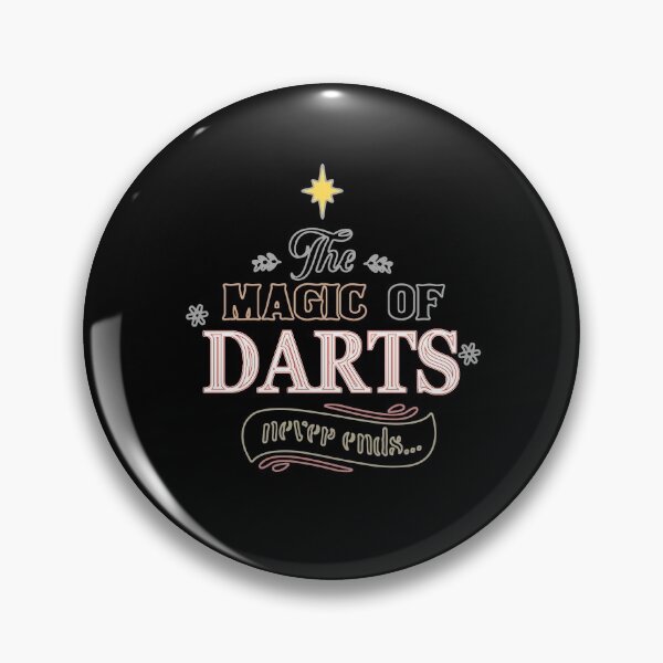 Item preview, magic of darts never ends white designed and sold by frankuffmann.