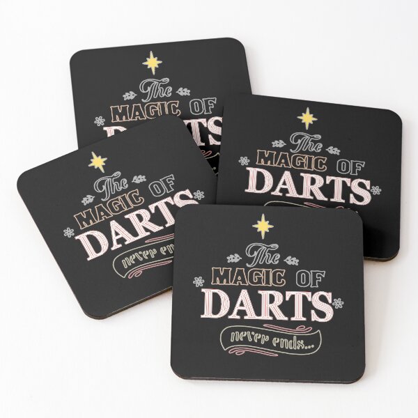 Item preview, magic of darts never ends white designed and sold by frankuffmann.