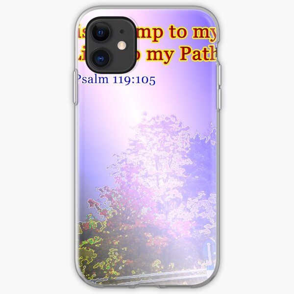 Your word is a lamp to my feet iPhone Soft Case