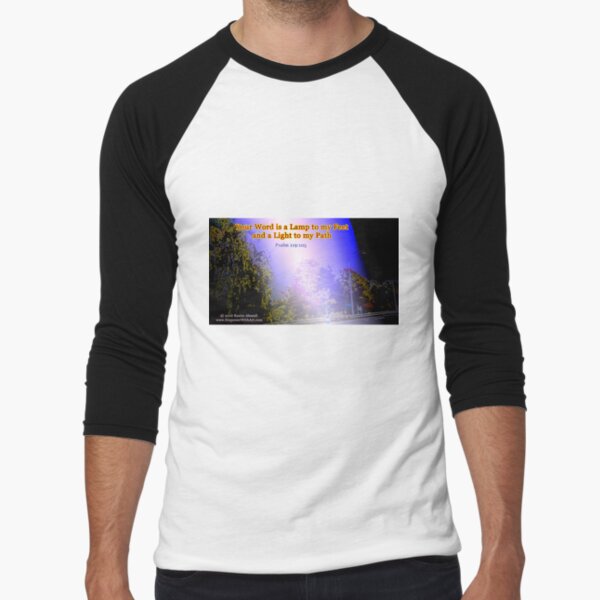 Your word is a lamp to my feet Baseball ¾ Sleeve T-Shirt