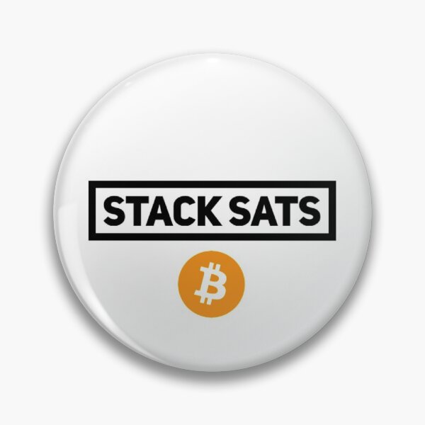 Artikelvorschau, Stackin Sats (Bitcoin) entworfen und verkauft von Bouzdesigns.