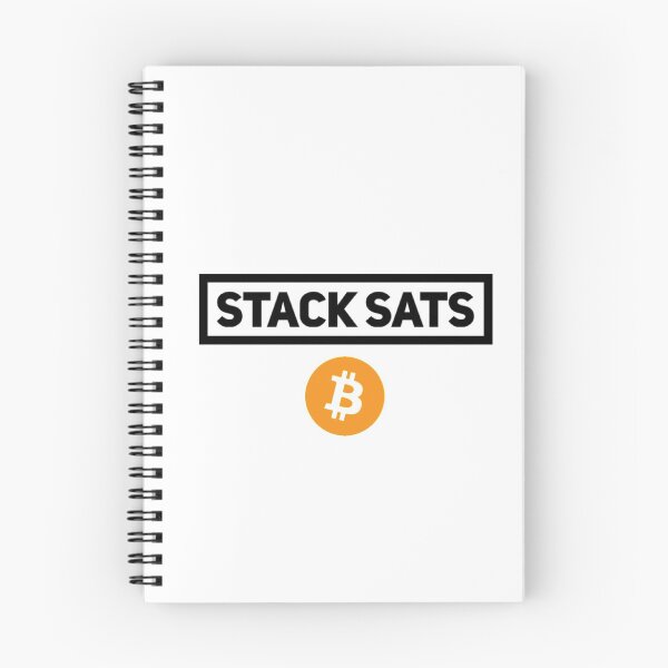 Item preview, Stackin Sats (Bitcoin) designed and sold by Bouzdesigns.