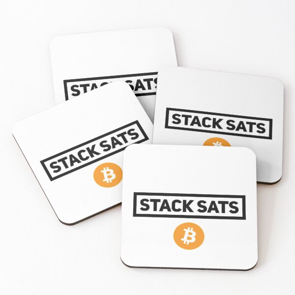 Item preview, Stackin Sats (Bitcoin) designed and sold by Bouzdesigns.