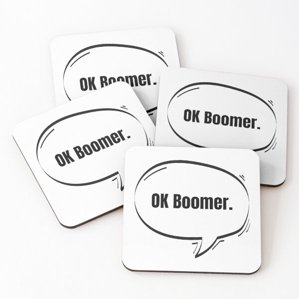 Item preview, OK Boomer Text-Based Speech Bubble designed and sold by Nathalie Aynié.