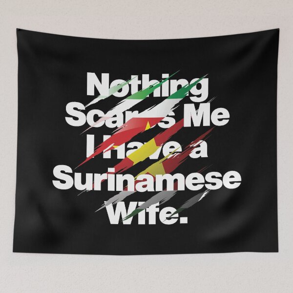 Item preview, Nothing Scares Me I Have a Surinamese Wife designed and sold by elhefe.