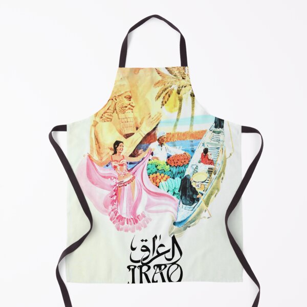 Aperçu de l'œuvre retro Iraq créée et vendue par CorasPosters.