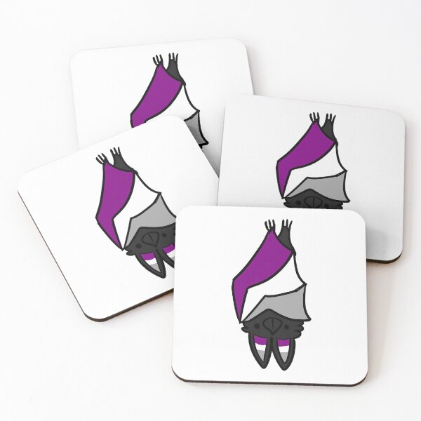 Item preview, asexual pride bat designed and sold by snowysaur.