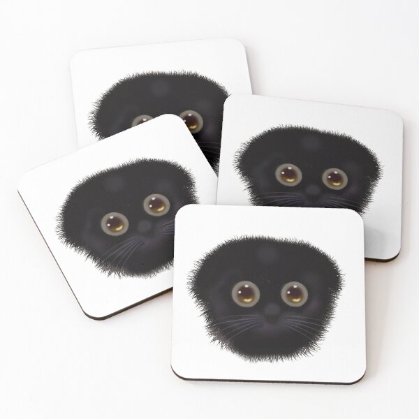 Item preview,  Fluffy black cat designed and sold by Galina Kostyaeva.