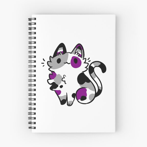 Item preview, asexual pride cat designed and sold by snowysaur.
