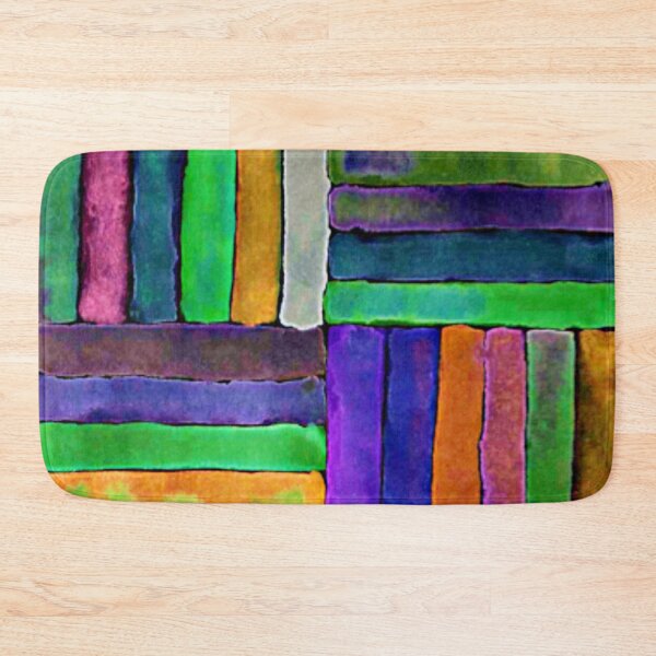 Item preview, Tile with Neon Bars designed and sold by Laura-Arbol.