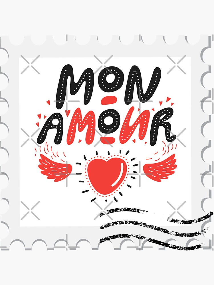 Mon amour Sticker