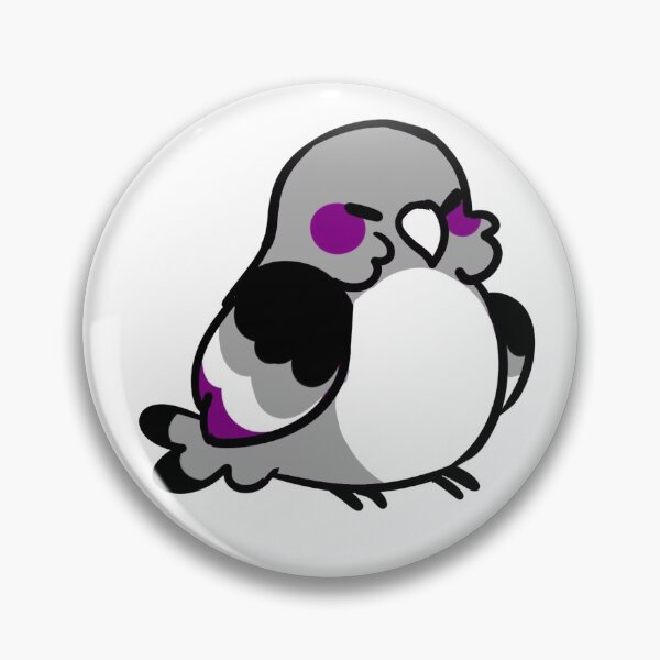 Item preview, asexual pride parrot designed and sold by snowysaur.